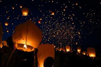 Lanterns HD Wallpaper Ololoshenka Sky