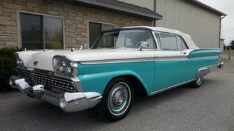 Ford Galaxie Convertible Classic Old Retro Vintage Original Usa