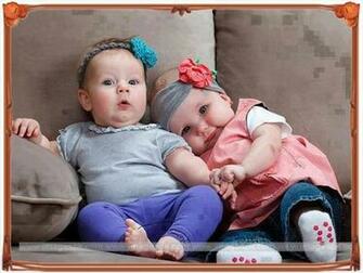 Twin Baby Wallpaper