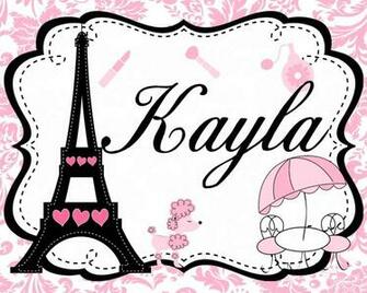 Eiffel Tower Paris Clip Art Pink Poodle