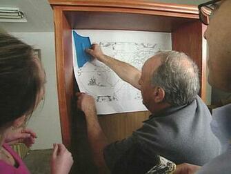 Create A Map Wallpapered Bookcase