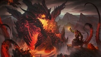 Wallpaper Fire Dragon HD Desktop