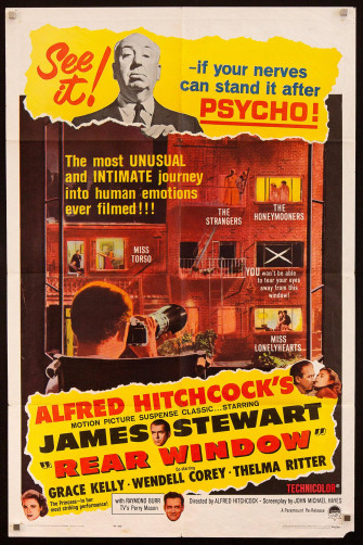 Rear Window Movie Poster Ri Sheet