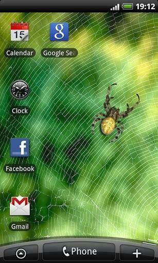 Spider Live Wallpaper Screenshot For Android