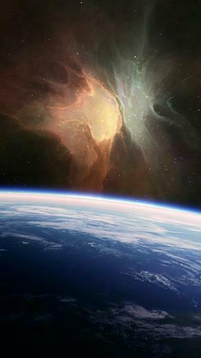 Space Nebula Wonders iPhone Plus Wallpaper
