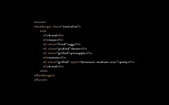 Funny Lunch Code Desktop Black Aesthetic Wallpaper Graphic