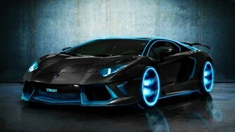 Tron Lamborghini Aventador HD Car Wallpaper D I G