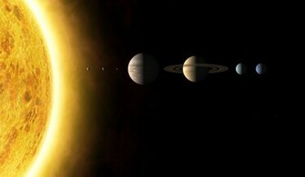 Solar System Artist S Impression Esa Hubble