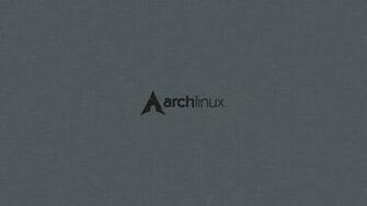 Linux Arch Grey Background Operational Sistem