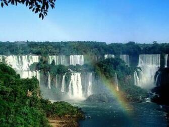 Iguazu Falls Brazil Wallpaper HD Background