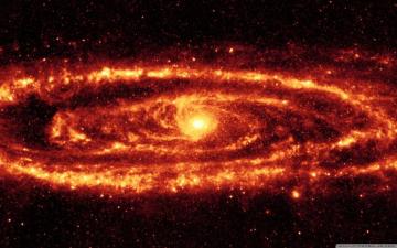 Fire Galaxy Ultra HD Desktop Background Wallpaper For Multi
