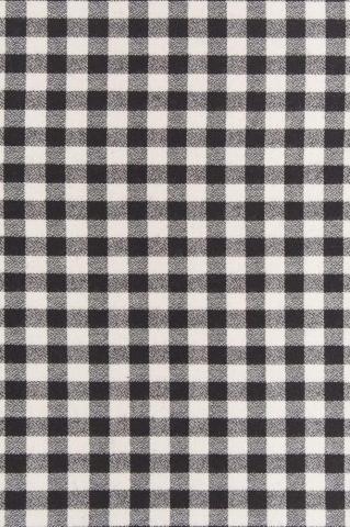 Black And White Gingham Flannel Fabric Flower iPhone Wallpaper