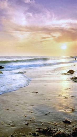 Beach California HD iPhone Wallpaper S 3g