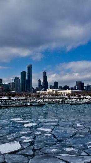 Wallpaper Chicago Usa Illinois America Zdniya