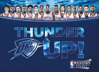 Oklahoma City Thunders Western Conference Finals Wallpaper