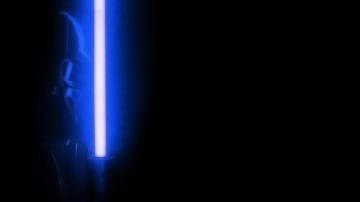 Star Wars Darth Vader W Blu Lightsaber Wallpaper By Sedemsto On
