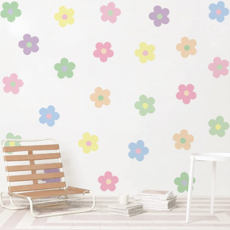 24pcs Y2k Room Decor Wall Stickers For Coconut Girls Bedroom