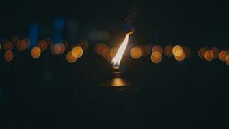 Wallpaper Torch Fire Wick Glare HD HDv 720p