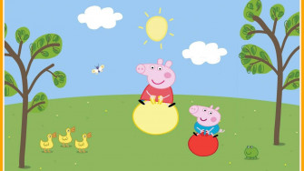Peppa Pig House Wallpaper