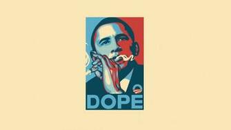 Minimalism Barack Obama Dope Art Wallpaper