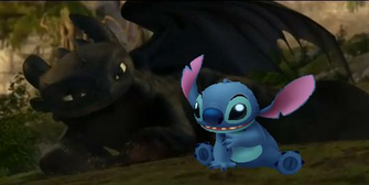 Toothless And Stitch By