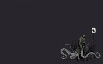 Minimalistic Tentacles Wallpaper Wallpoper