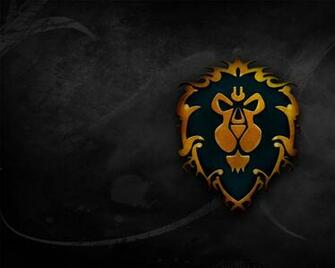 World Of Warcraft Crest Lions Alliance Wallpaper
