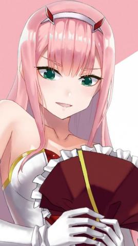 Hot White Dress Zero Two Art Wallpaper Anime