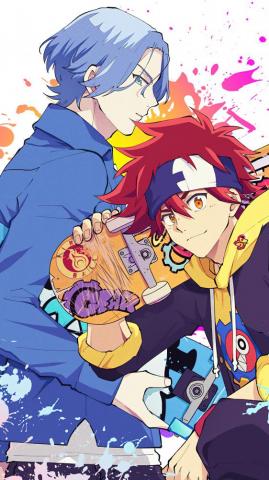 Sk8 Anime Reki Langa Skateboards Wallpaper 4k