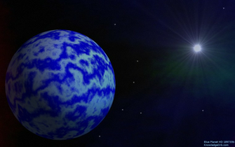 Blue Planet HD 189733b Wallpaper Celebrate Discovery