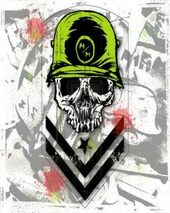 Metal Mulisha Punk Skulls Rear Fender By Miz E
