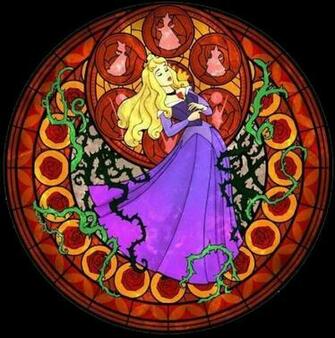Disney Princess Image Aurora Stained Glass Wallpaper Photos
