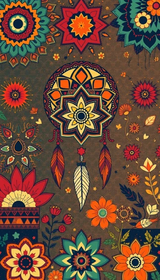 Bohemian Phone Wallpaper