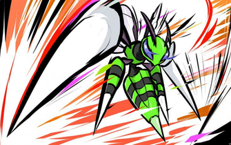 Shiny Mega Beedrill Twineedle By Ishmam