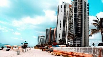 Miami Beach Hotels Usa HD Wallpaper Of