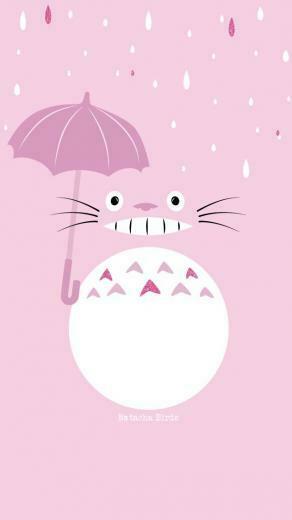 Cran Pour iPhone Wallpaper For Your Pink Totoro