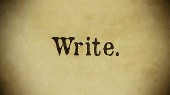 Writting Wallpaper
