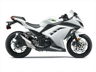 Kawasaki Ninja White Wallpaper Image