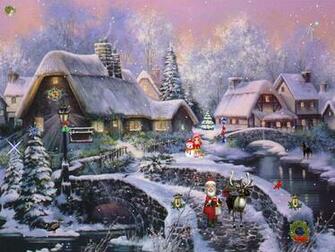 Christmas Desktop Wallpaper Scenery