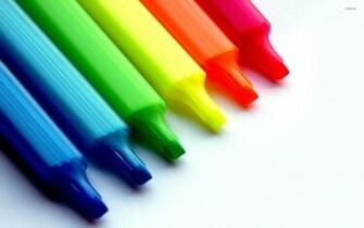 Colorful Crayons Wallpaper Photography