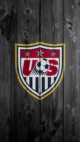 Usa Soccer Black iPhone Wood Wallpaper Photo Album By