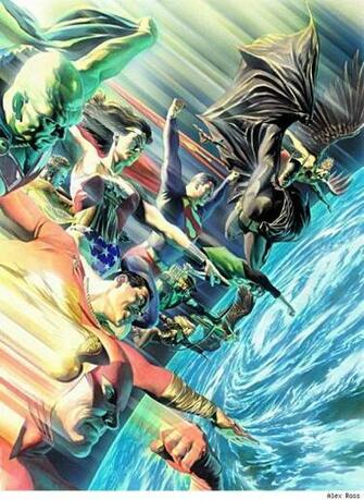 Justice League By Alex Ross Jpegy What The Internet Was Meant For