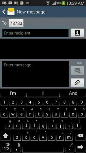 Samsung Galaxy S3 Text Message Background Re Note Way To