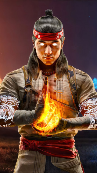Fire God Liu Kang Mortal Kombat 4k Wallpaper