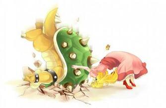 Ing Bowser Princess Peach HD Wallpaper Color Palette Tags