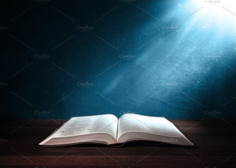 Holy Bible Illuminated Christian Photography