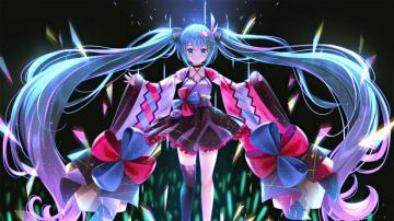 Hatsune Miku Vocaloid 1440p Resolution Wallpaper HD