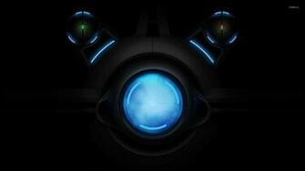 Blue Orb Wallpaper Digital Art