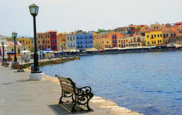 Wallpaper Sea The City Shop Crete Chania Image For