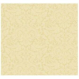 Legacy Acanthus Damask Wallpaper Color Light Cream Deep